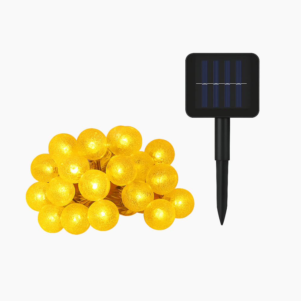 SÓL Solcellsdriven Ljusslinga